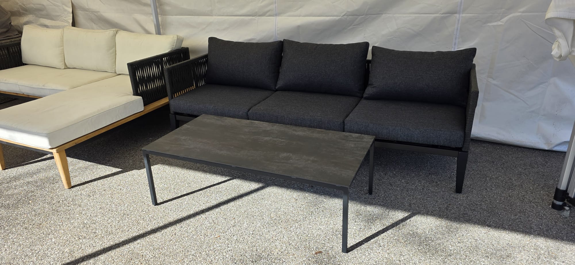 Sofa, Gartenmöbel, Couch, Sitzgruppe, Kaffeetisch