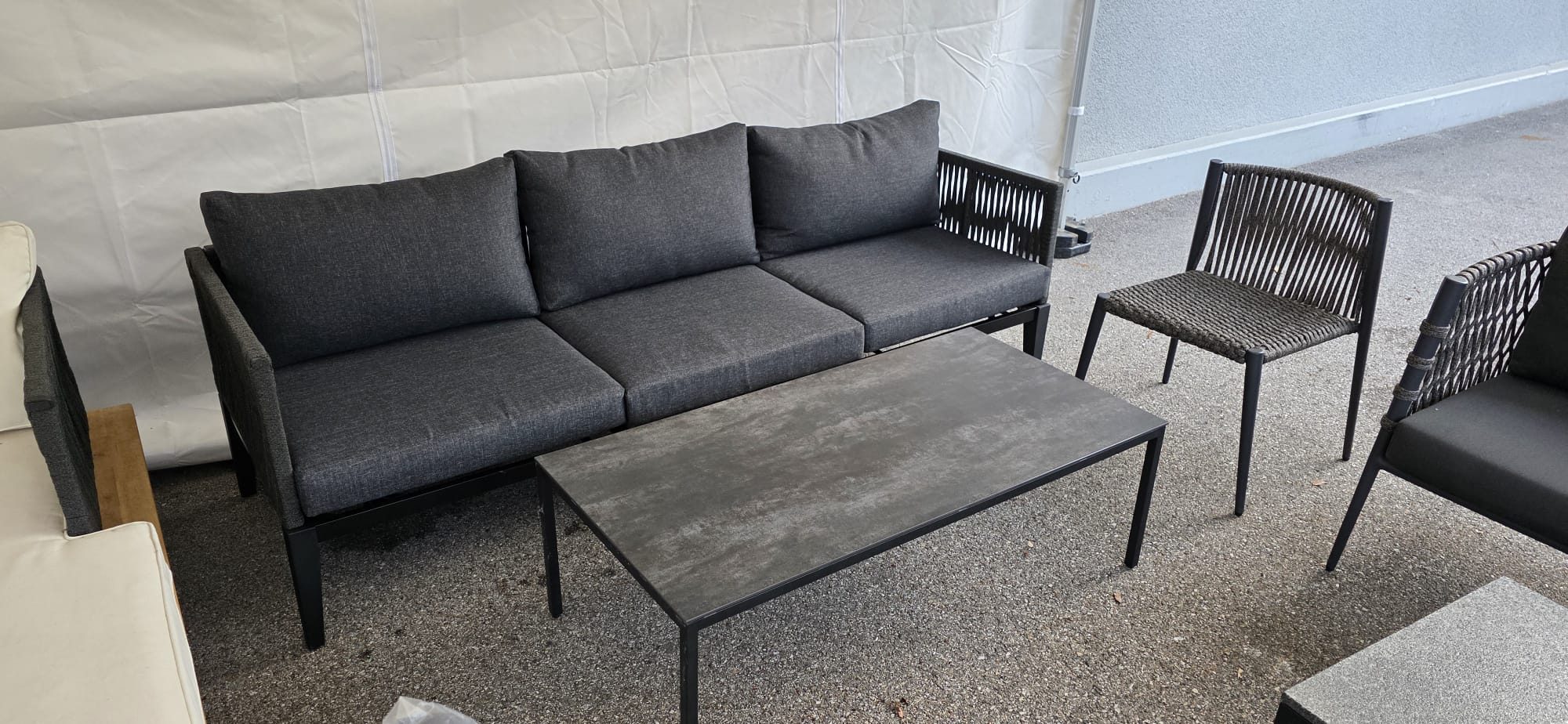 Gartenmoebel, Sofa, Couchtisch, Sitzgruppe, Polster