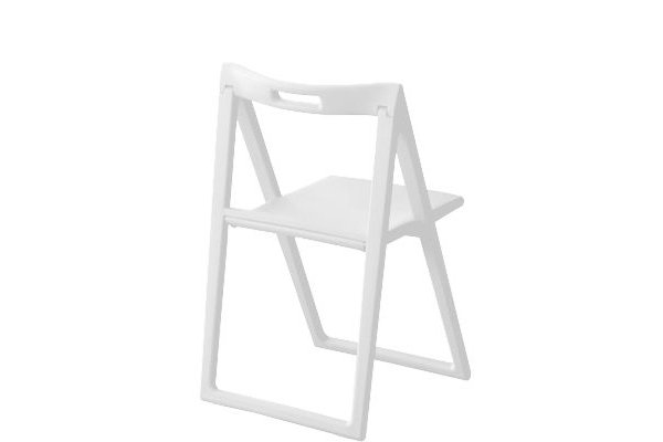 Kinderstuhl, Klappstuhl, Holzstuhl, weißer Stuhl, Sitzstütze